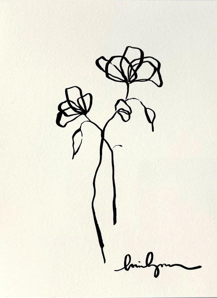 Floral Line Art 2