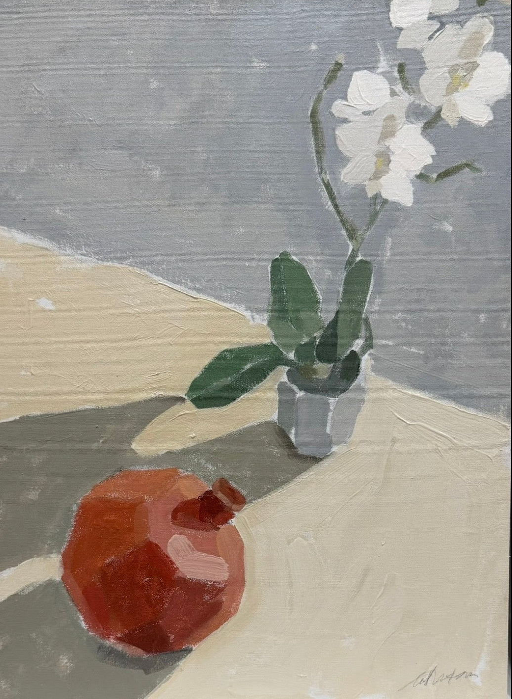 Pomegranate and Orchid