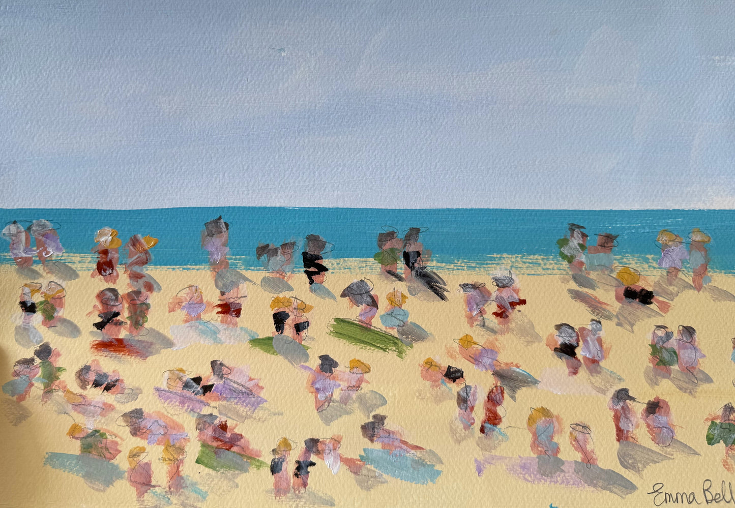 Crowded Beach