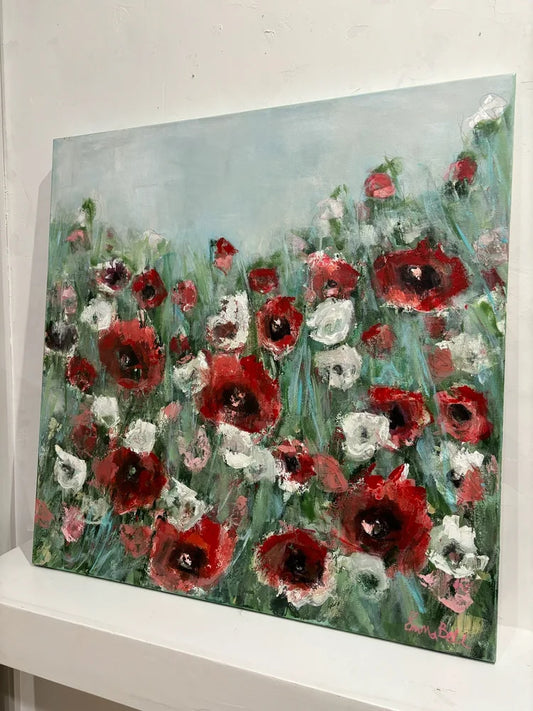 Field of falling in love poppies