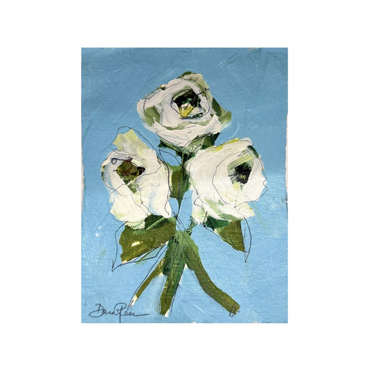 Bright Blue Wildflower III
