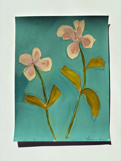 Turquoise Floral