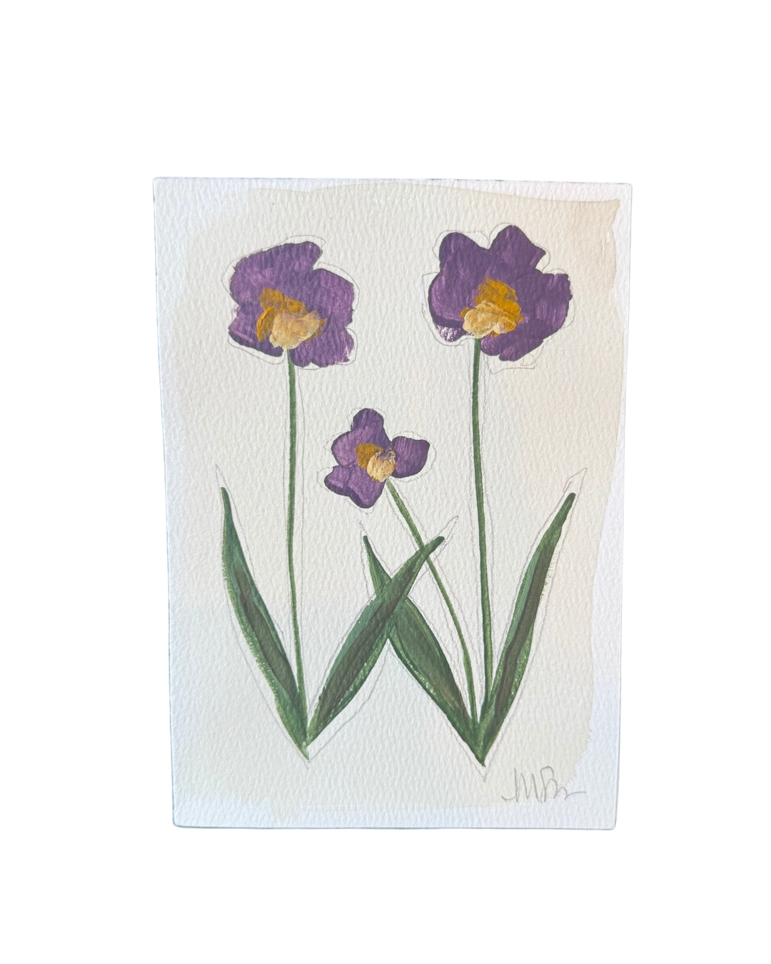 Purple/Gold Botanical III