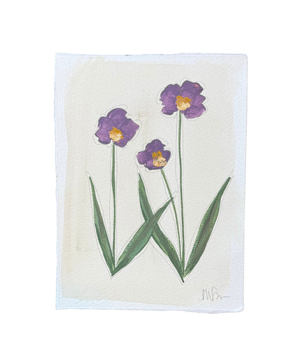 Purple/Gold Botanical II