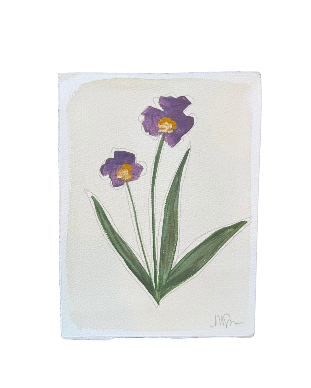 Purple/Gold Botanical