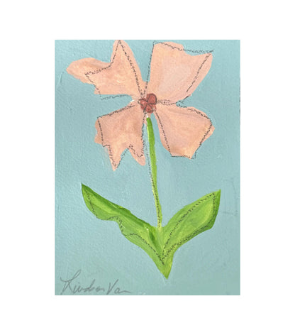 (Blue/Blush) Mini Botanical 5