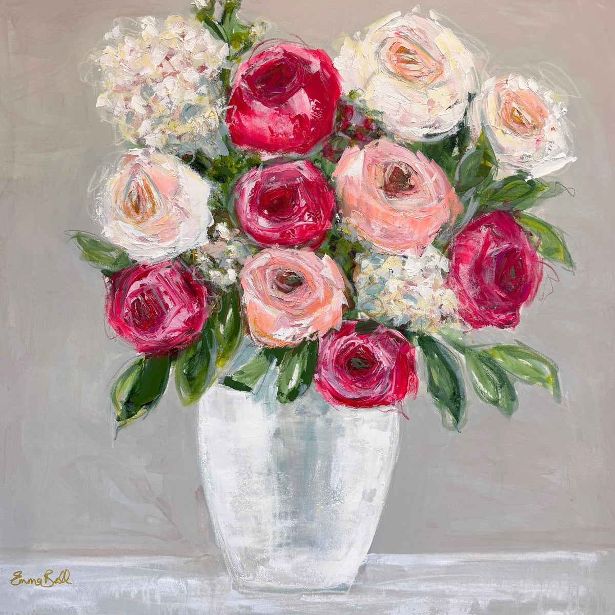 Peony and Hydrangea Bouquet