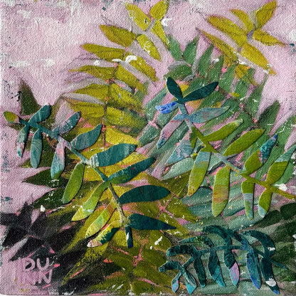 Ferns in Violet