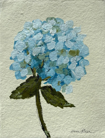Bright Blue Mophead 4