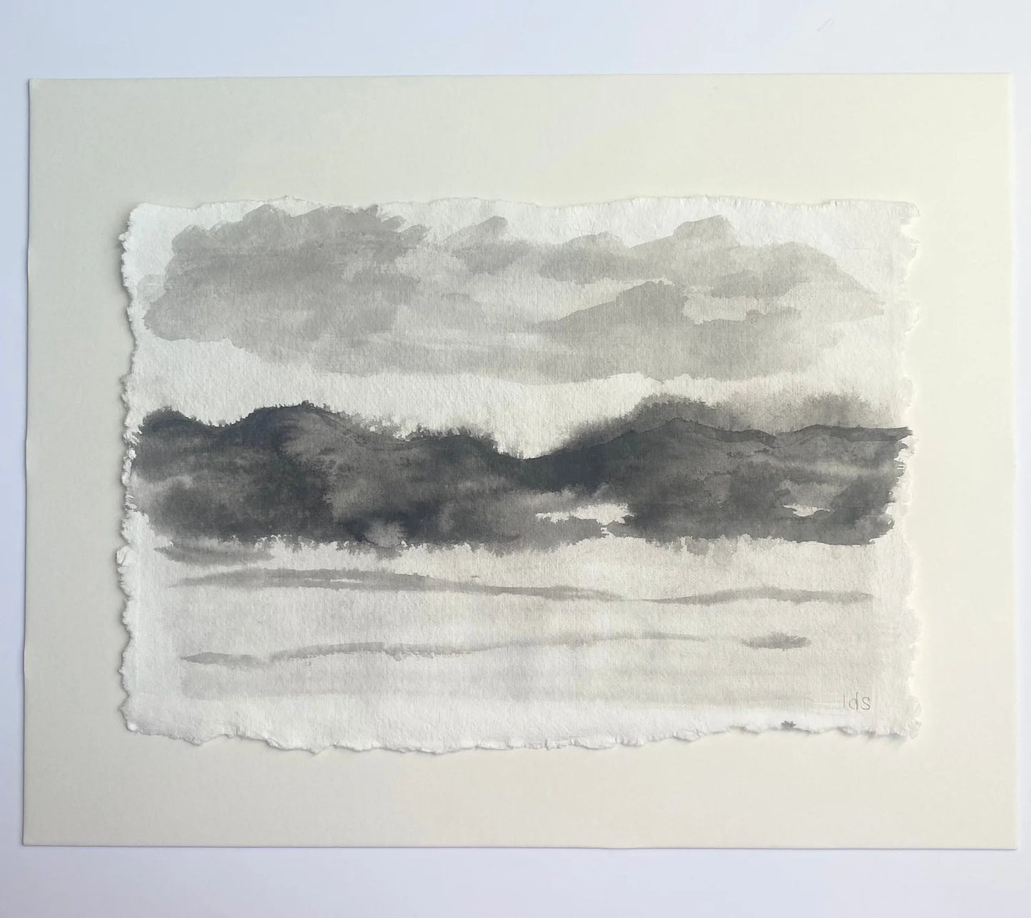 Ink on Paper Landscape 3