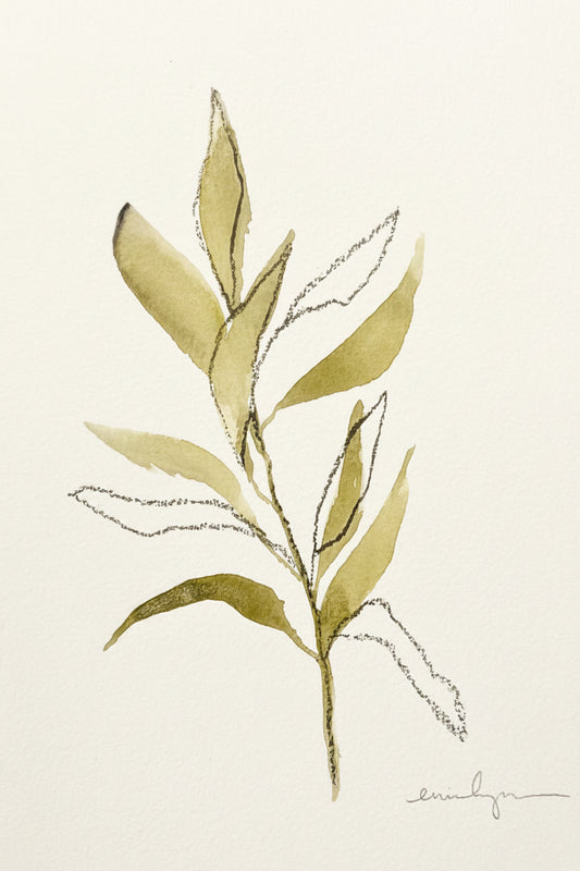 Watercolor Leaves