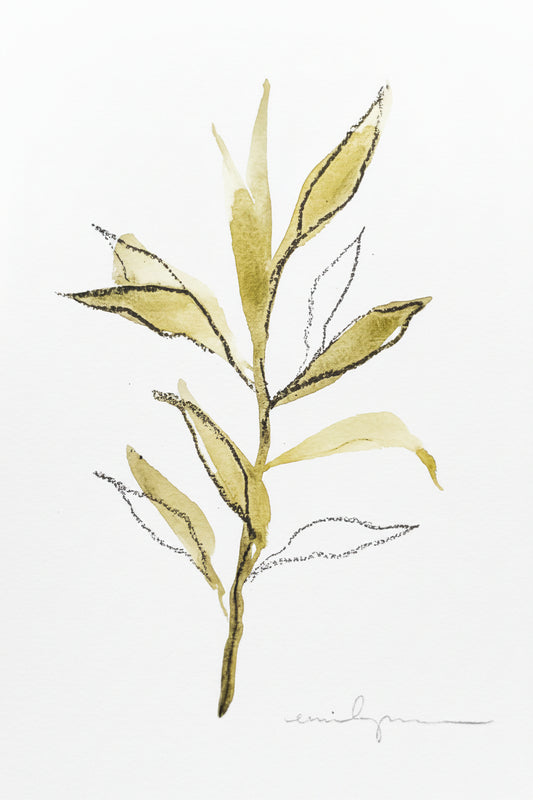 Watercolor Leaf