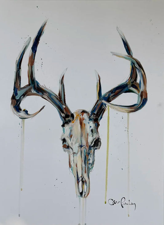 Green Streak Skull