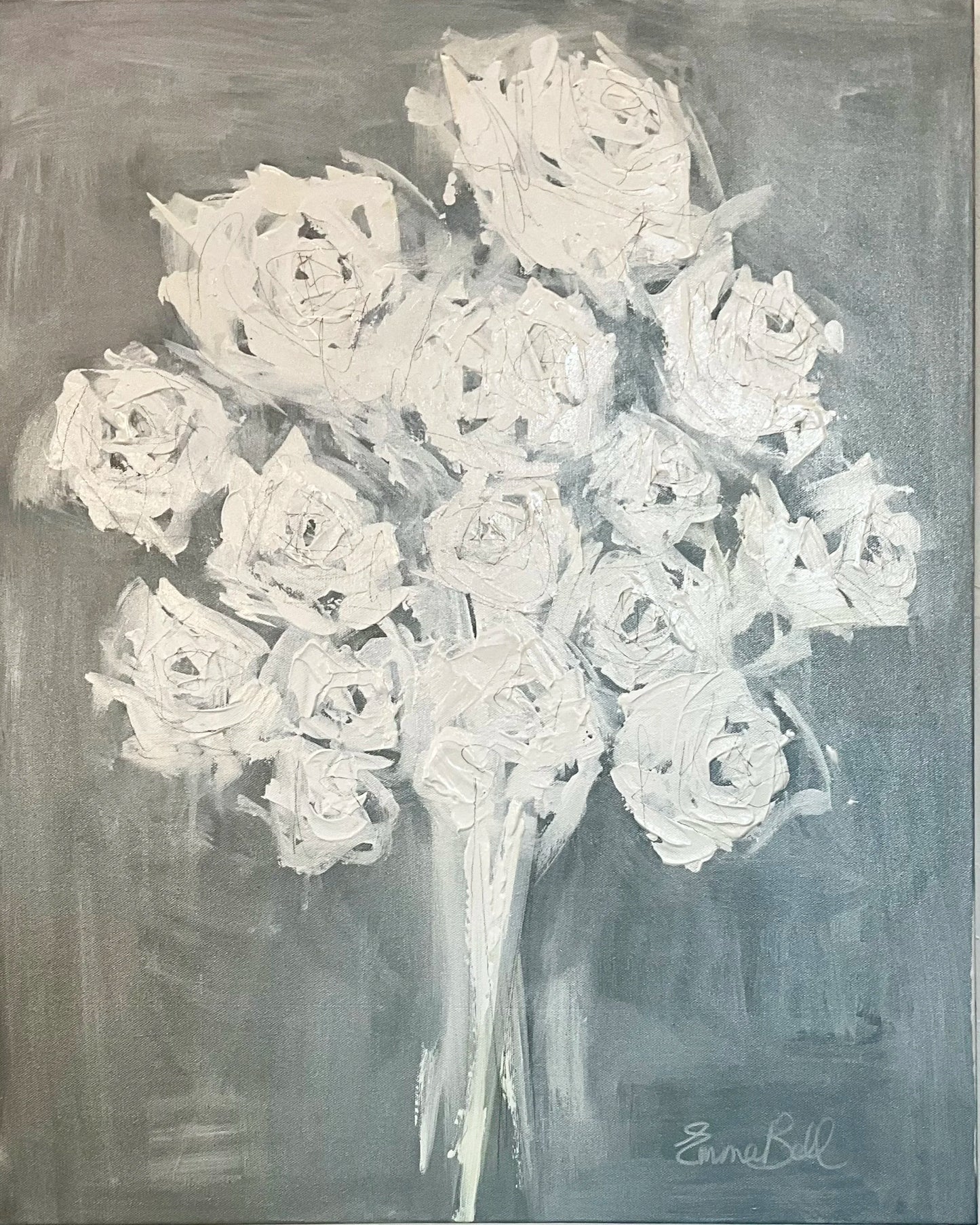 White Rose Abstract