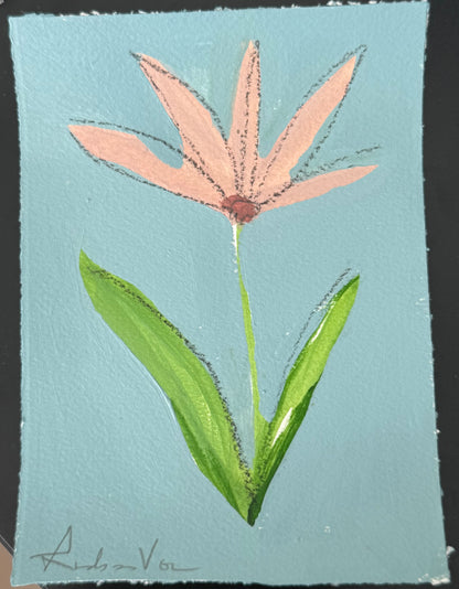 (Blue/Blush) Mini Botanical 1