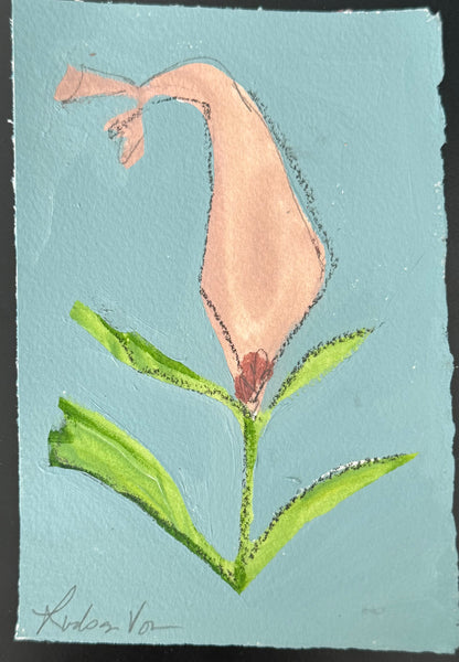 (Blue/Blush) Mini Botanical 3