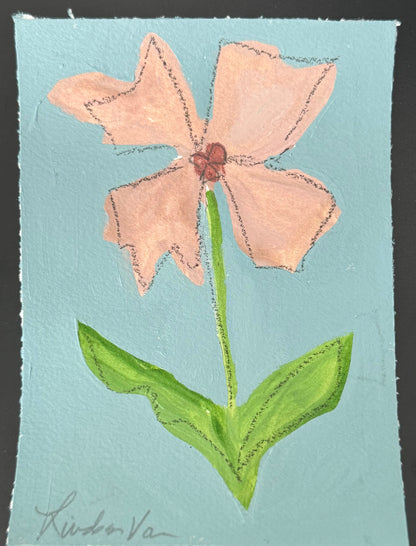 (Blue/Blush) Mini Botanical 5