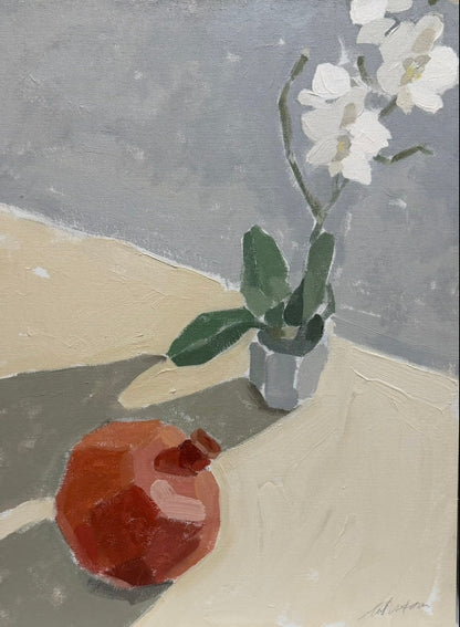 Pomegranate and Orchid
