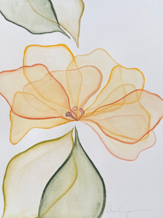 large yellow flower