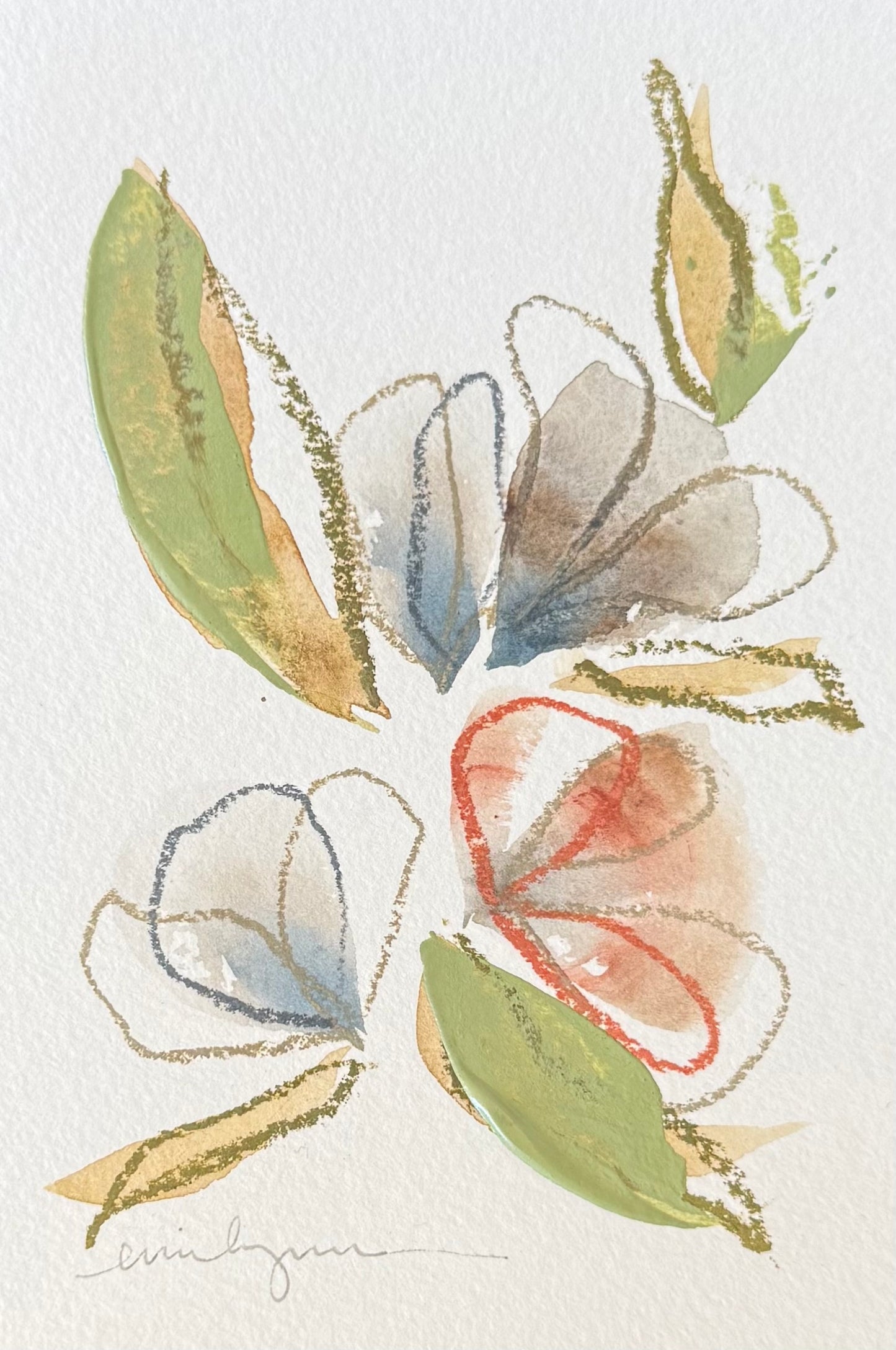3 dark flowers