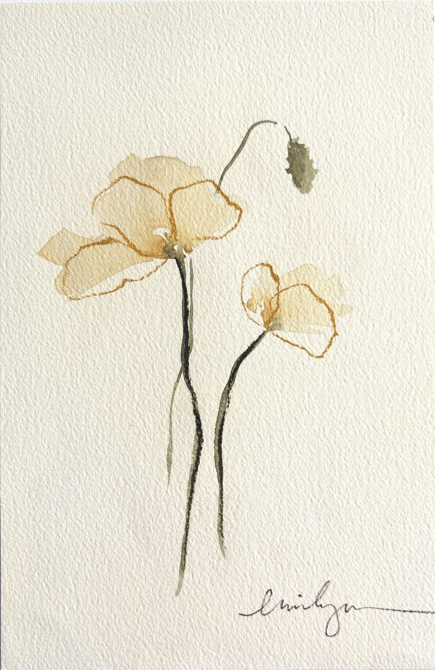 2 yellow flowers