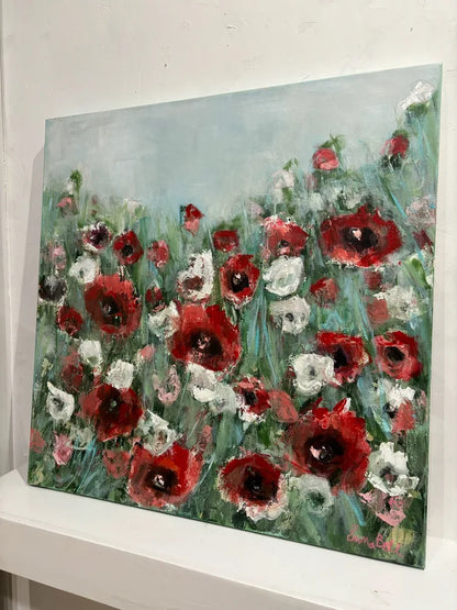 Field of falling in love poppies