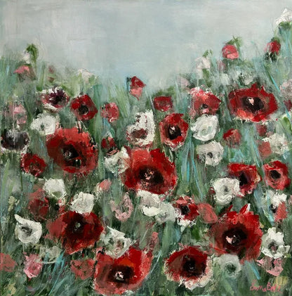 Field of falling in love poppies