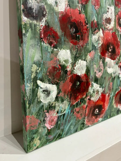 Field of falling in love poppies