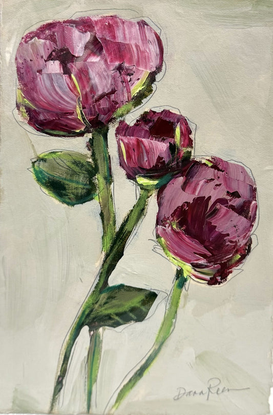 Pretty Pink Peonies III