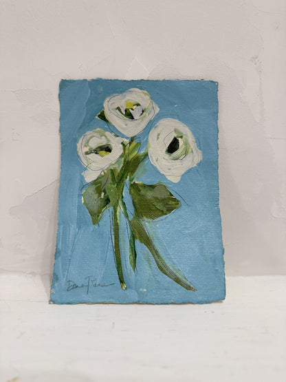 Bright Blue Wildflower I