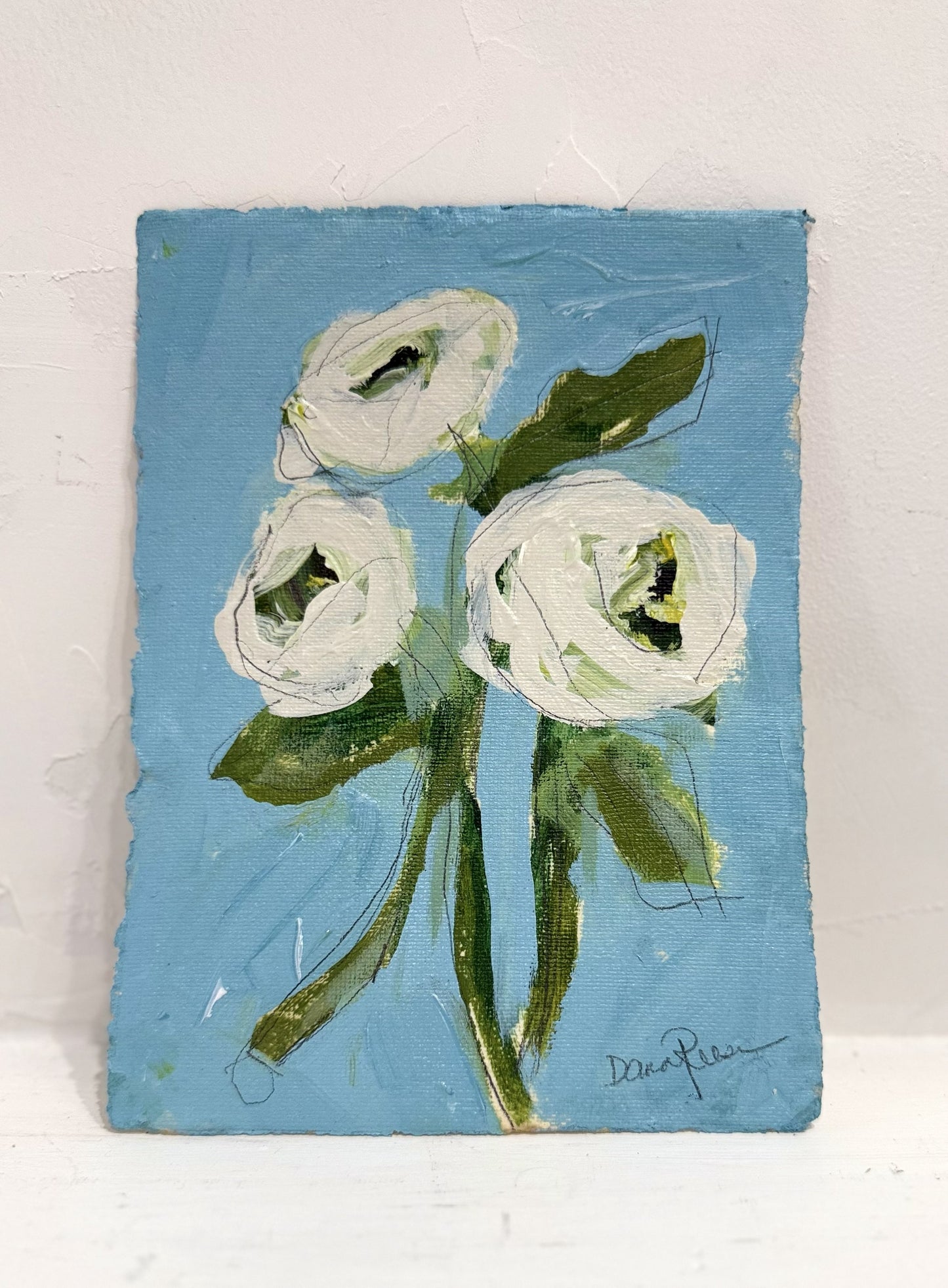 Bright Blue Wildflower IV