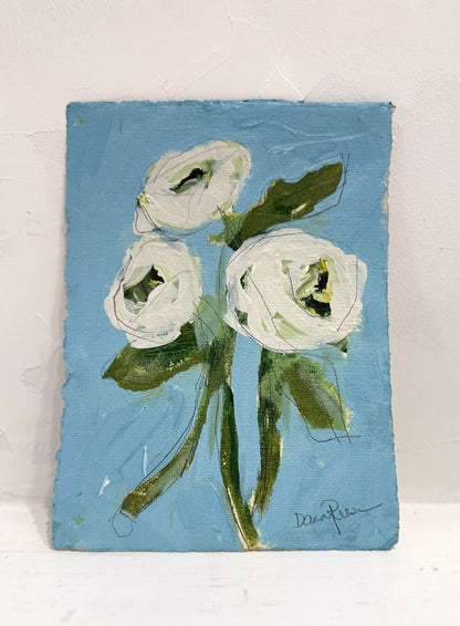 Bright Blue Wildflower IV