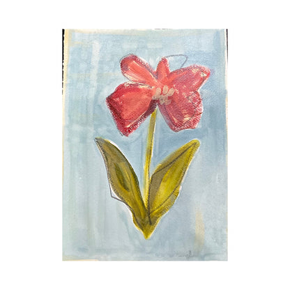 Blue/Cranberry Botanical 1