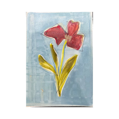 Blue/Cranberry Botanical 2