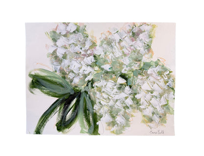 White Hydrangea Bloom
