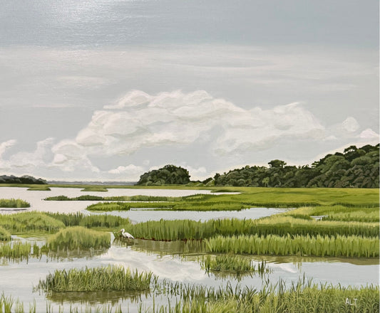 Where Green Meets Blue