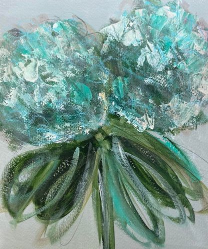 Aqua Hydrangeas