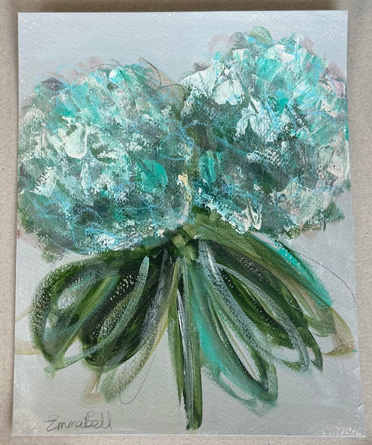 Aqua Hydrangeas