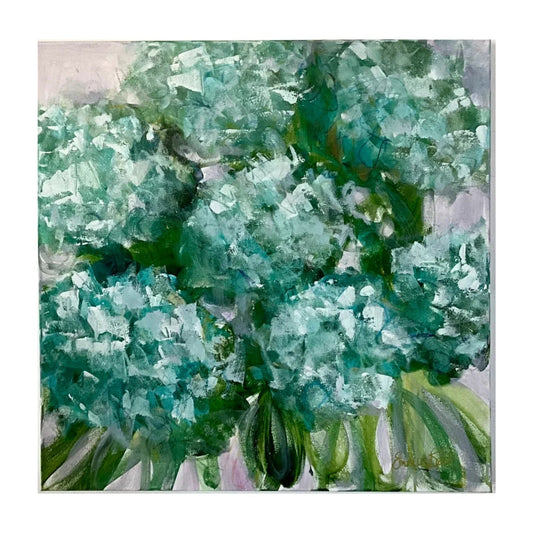 Blue Hydrangea Bloom