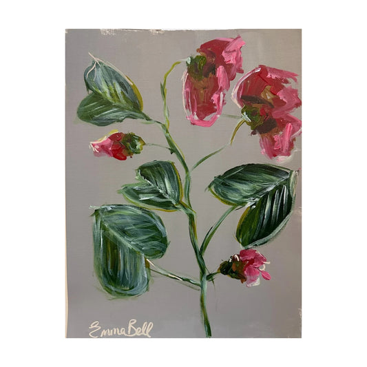 Botanical Red Poppies