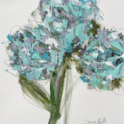 Aqua Hydrangea 1