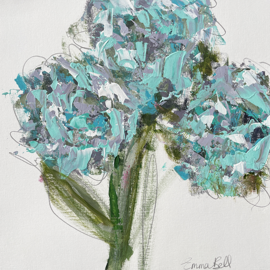 Aqua Hydrangea 1