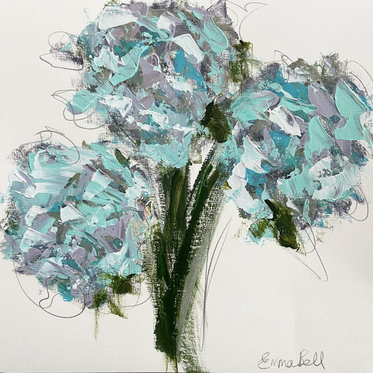 Aqua Hydrangea 2