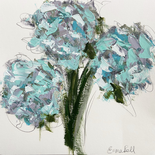 Aqua Hydrangea 2
