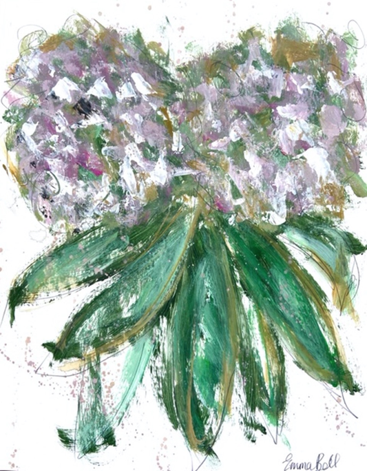 Muted Pink Hydrangeas