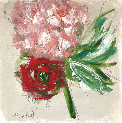 Rose and Hydrangea