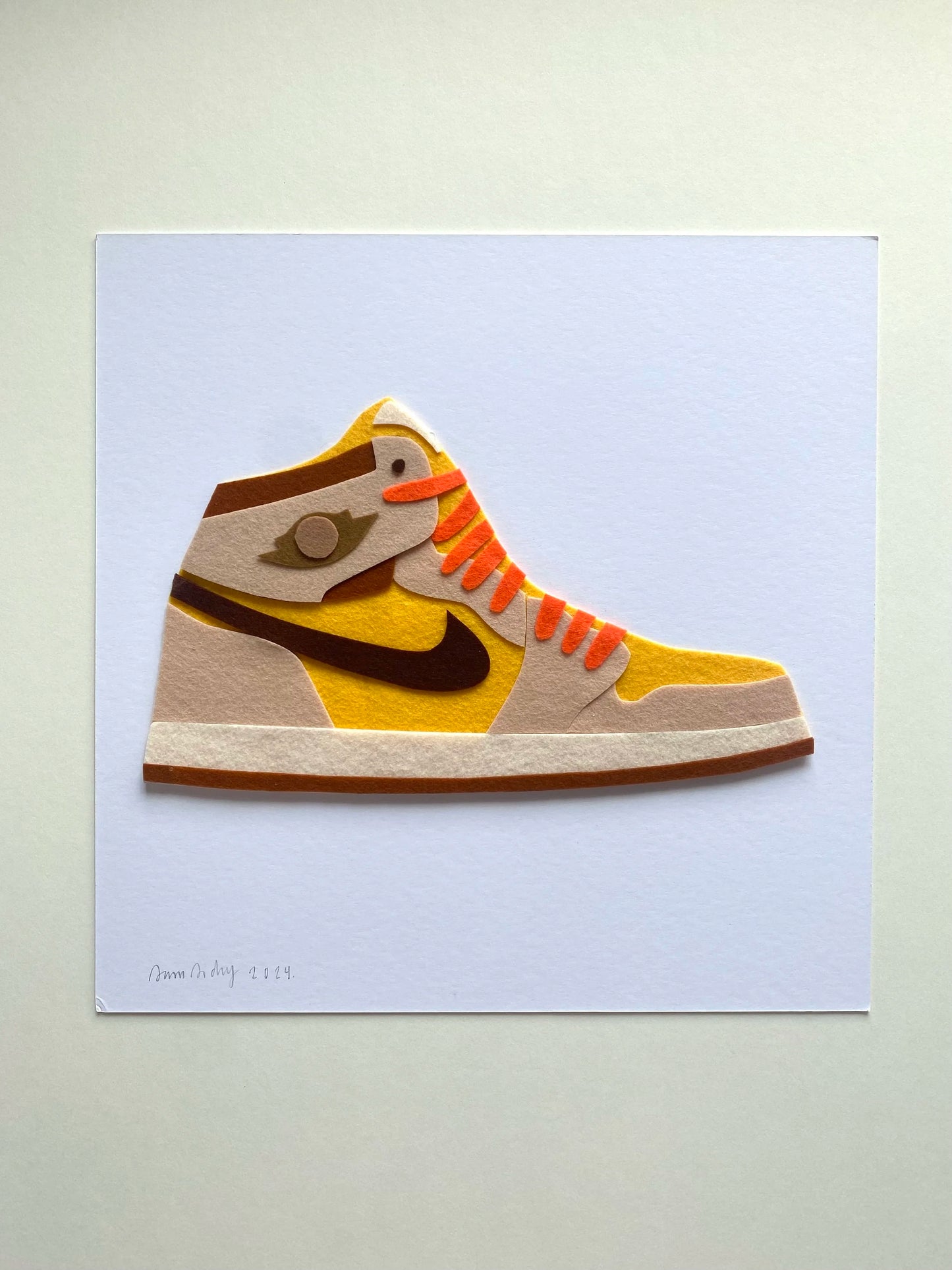 Yellow Nike Sneaker